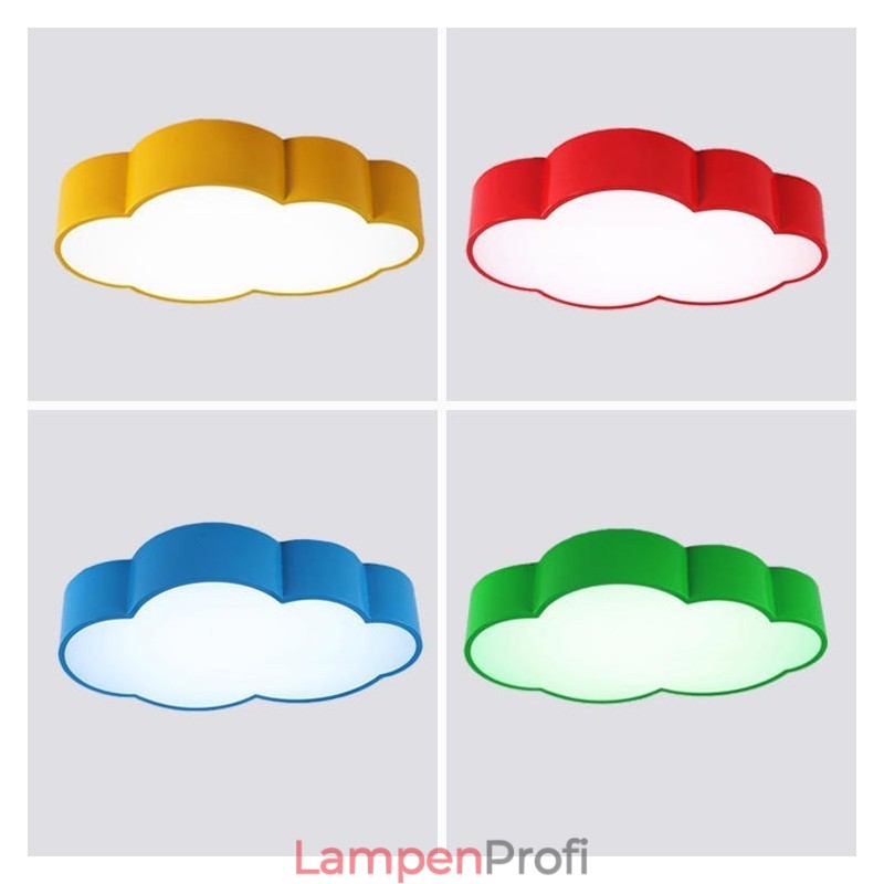 Macaron Multi Color Cloud Moderne Deckenleuchten im nordischen Stil mit Acrylschirm