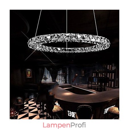 Kristall Pendelleuchte Moderne Einzel D40CM Drei Seiten K9 Kristall Innen Deckenleuchten Lampe Leuchten