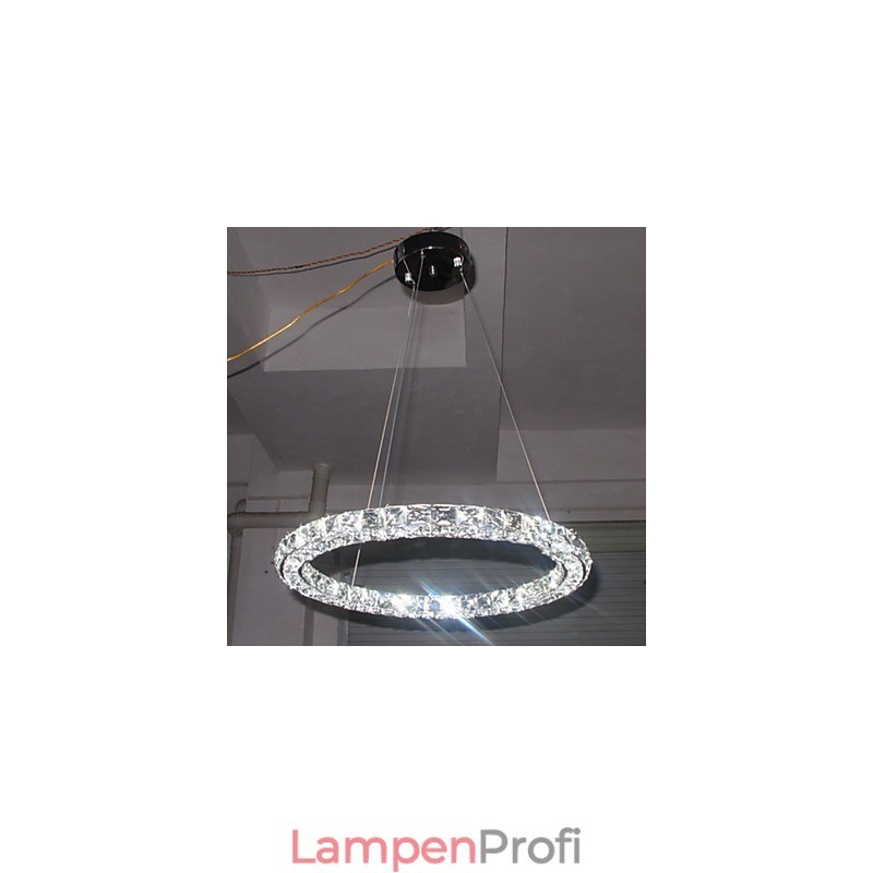 Kristall Pendelleuchte Moderne Einzel D40CM Drei Seiten K9 Kristall Innen Deckenleuchten Lampe Leuchten