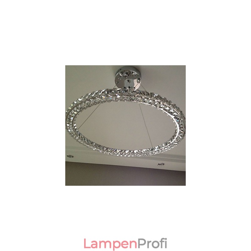 Kristall Pendelleuchte Moderne Einzel D40CM Drei Seiten K9 Kristall Innen Deckenleuchten Lampe Leuchten