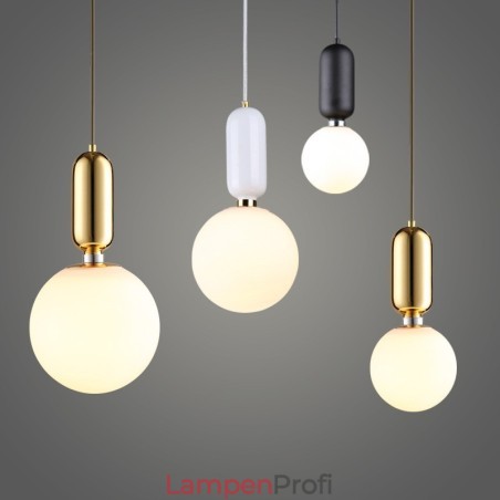 Moderne zeitgenössische Pendelleuchte mit Glasschirm Moderne zeitgenössische Pendelleuchte mit Glasschirm