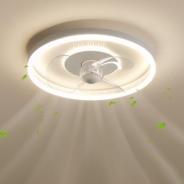 Modernes, rundes, ultradünnes, leises, unsichtbares Vollspektrum-Augenschutzlicht, dimmbar, bündig montiert