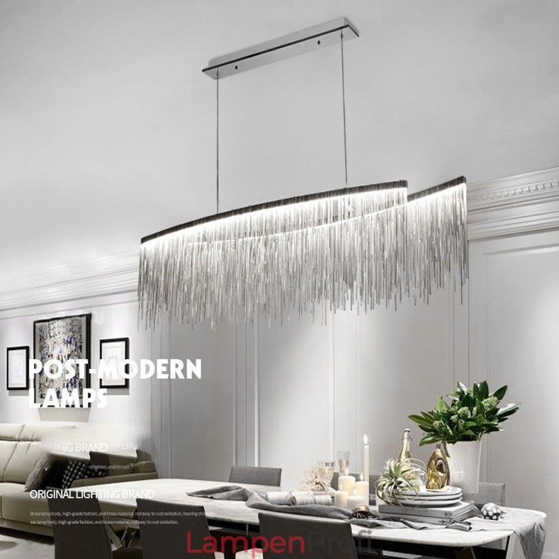 Quasten Extra große Designer-Deckenpendelleuchte Insel
