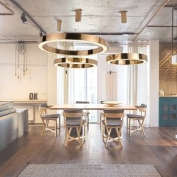 1-flammige, moderne Pendelleuchte aus Stahl mit Acrylschirm