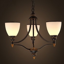Retro Minimalist Deckenleuchten Europäischen Stil Glas Deckenleuchten Lampe