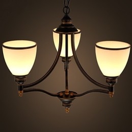 Retro Minimalist Deckenleuchten Europäischen Stil Glas Deckenleuchten Lampe