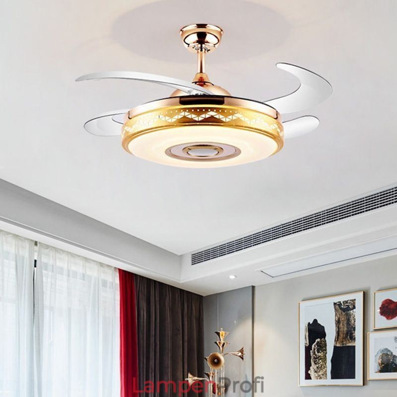 Modernes, elektrisch betriebenes Deckenventilator-Wechselrichter-Ventilatorlicht