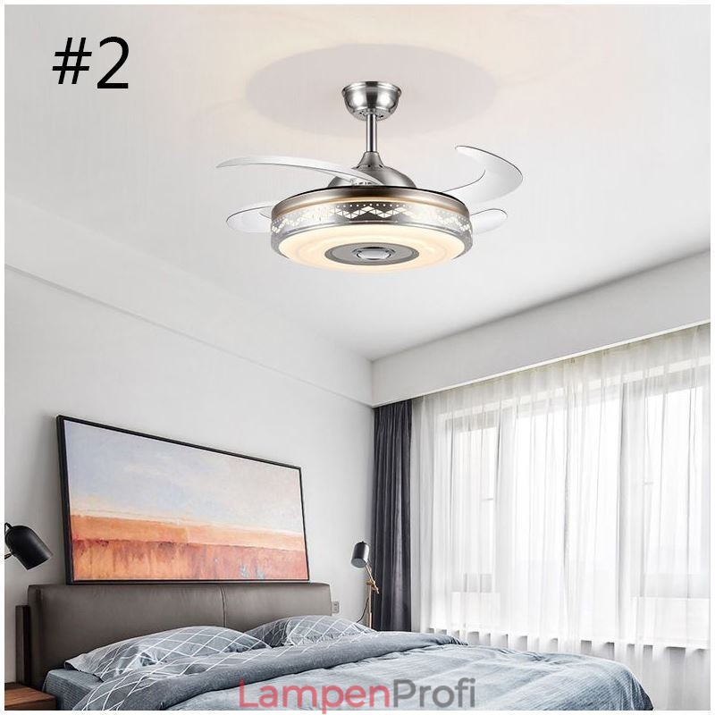 Modernes, elektrisch betriebenes Deckenventilator-Wechselrichter-Ventilatorlicht