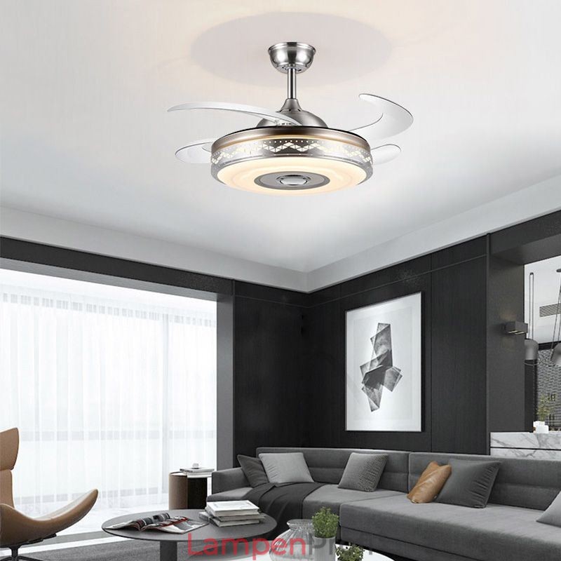 Modernes, elektrisch betriebenes Deckenventilator-Wechselrichter-Ventilatorlicht