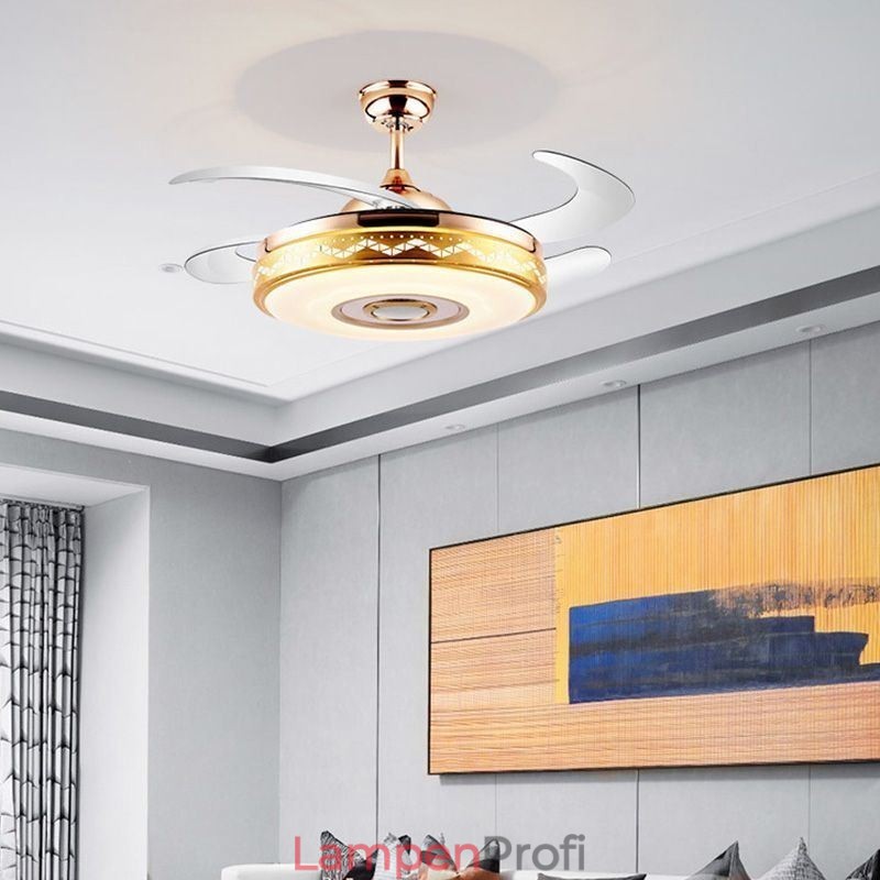 Modernes, elektrisch betriebenes Deckenventilator-Wechselrichter-Ventilatorlicht