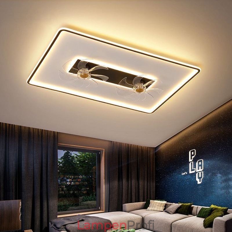 Deckenventilator mit Lichtern Dekor Ventilator Acryllampe