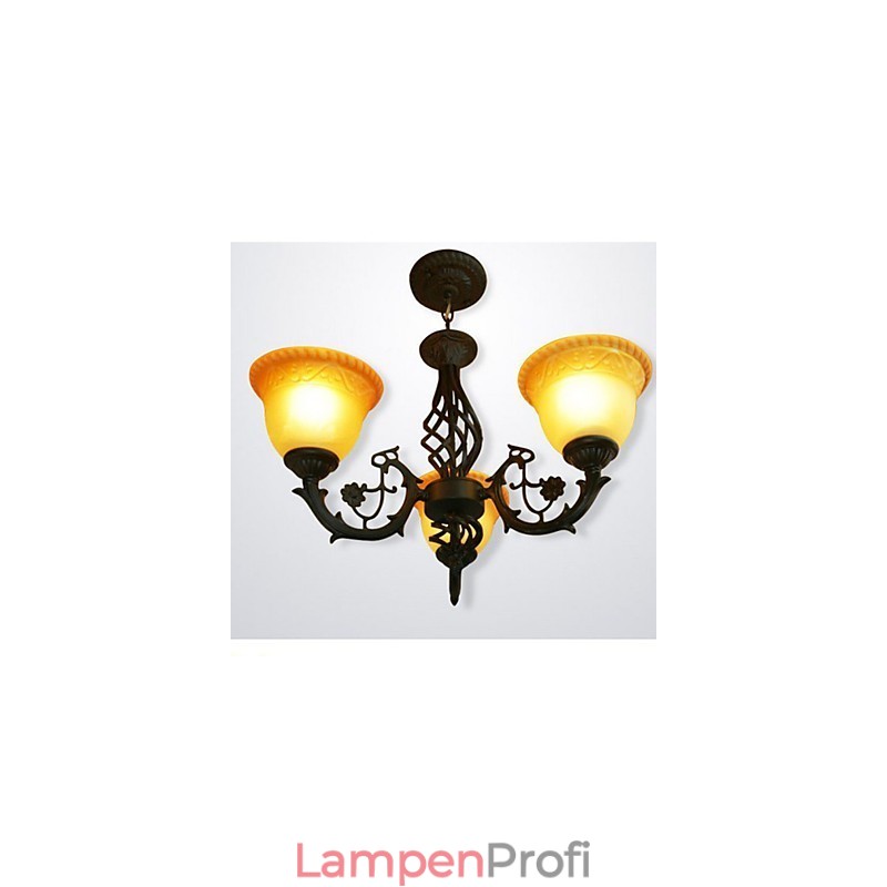 Vintage Kronleuchter aus Schmiedeeisen