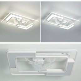 Moderne rechteckige Deckenventilatorleuchten