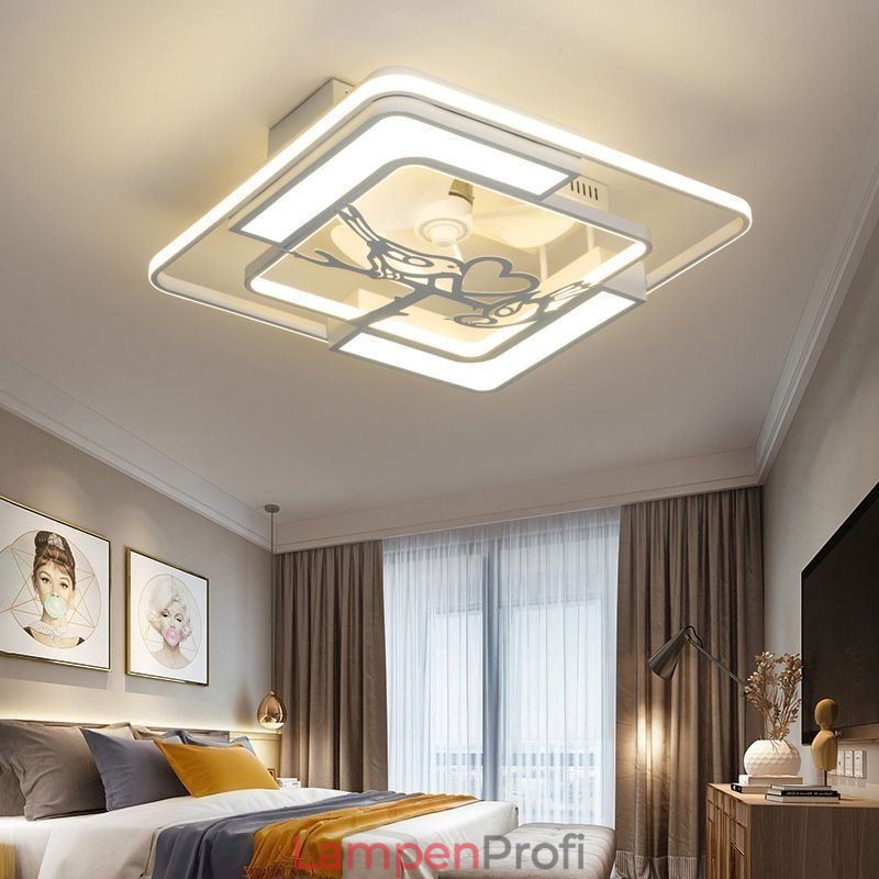 Deckenventilatoren im europäischen Stil mit Licht