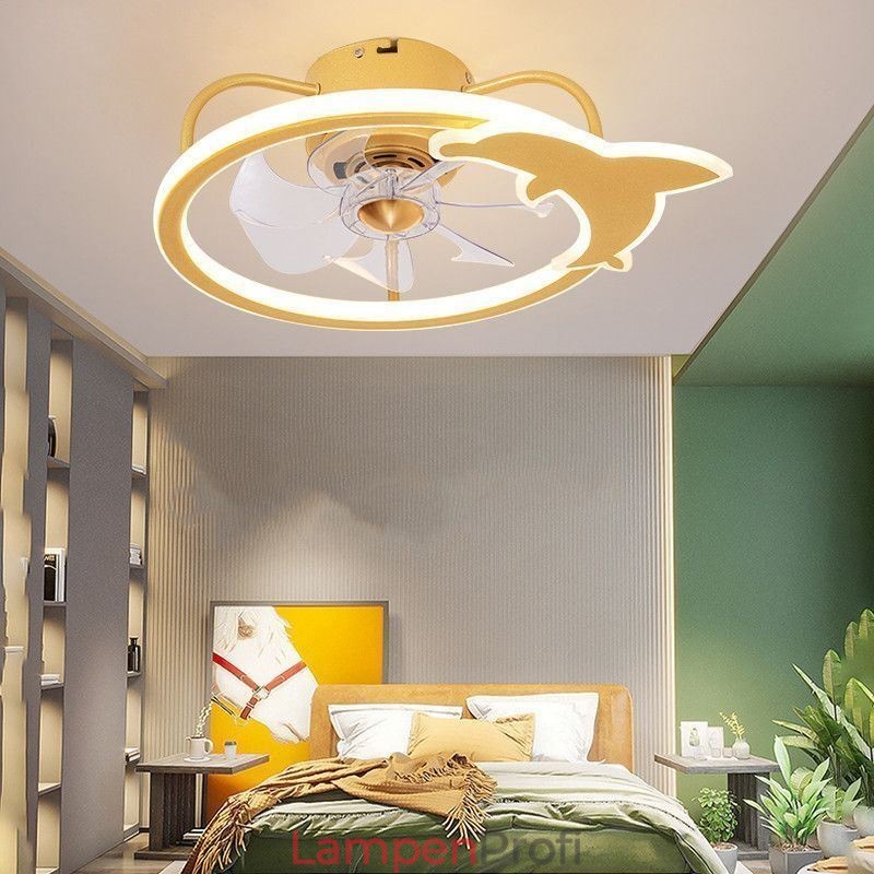 Cartoon Deckenventilator Licht Kreative Deckenleuchte Kinder