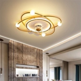Moderne Deckenventilatoren Innenbeleuchtung Esszimmer