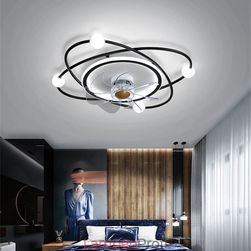 Moderne Deckenventilatoren Innenbeleuchtung Esszimmer