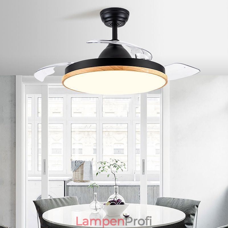 Moderne Inverter Deckenventilator Licht Fernbedienung Deckenleuchte Tricolor Dimmen