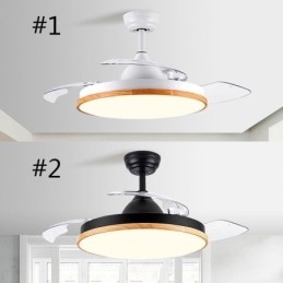 Moderne Inverter Deckenventilator Licht Fernbedienung Deckenleuchte Tricolor Dimmen