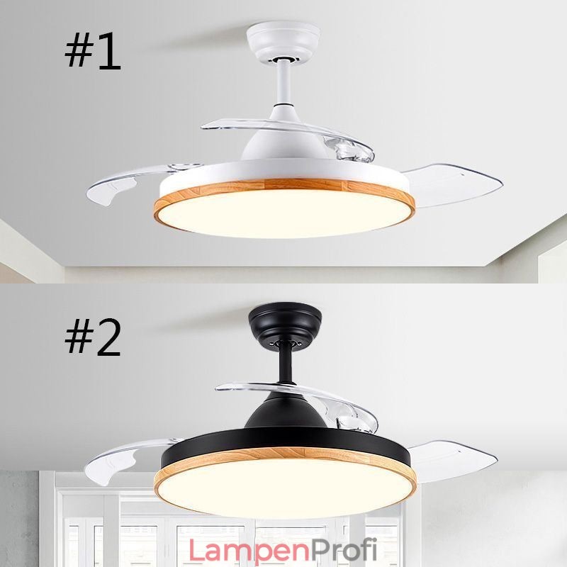 Moderne Inverter Deckenventilator Licht Fernbedienung Deckenleuchte Tricolor Dimmen