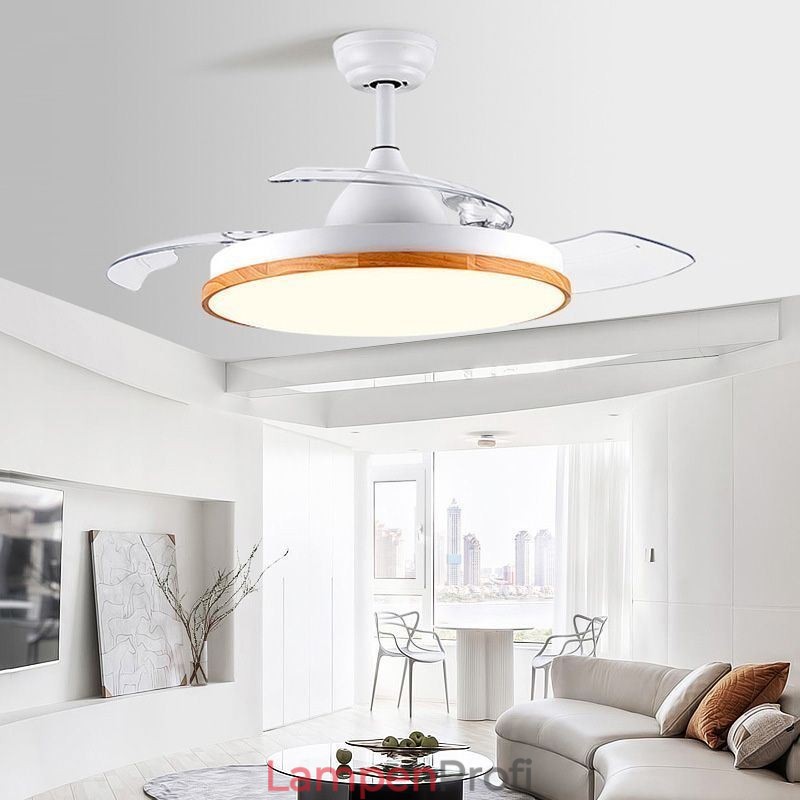 Moderne Inverter Deckenventilator Licht Fernbedienung Deckenleuchte Tricolor Dimmen