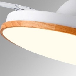 Moderne Inverter Deckenventilator Licht Fernbedienung Deckenleuchte Tricolor Dimmen