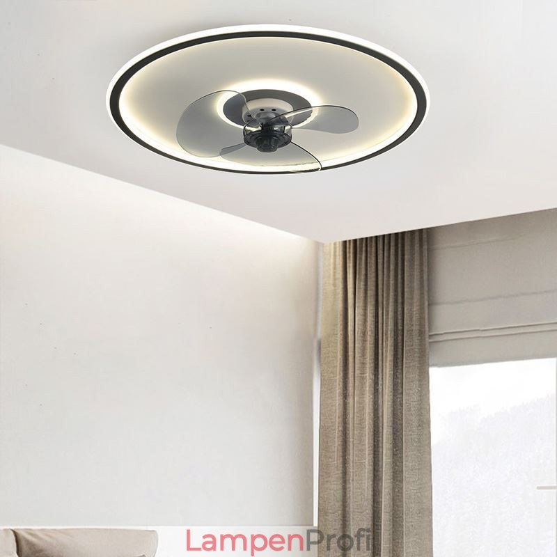 Macaron Deckenventilator Licht Fernbedienung Dekor Ventilateur