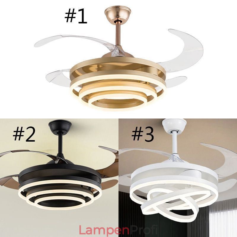 Kreativer Inverter-Ventilator-Kronleuchter-Ventilator-Licht