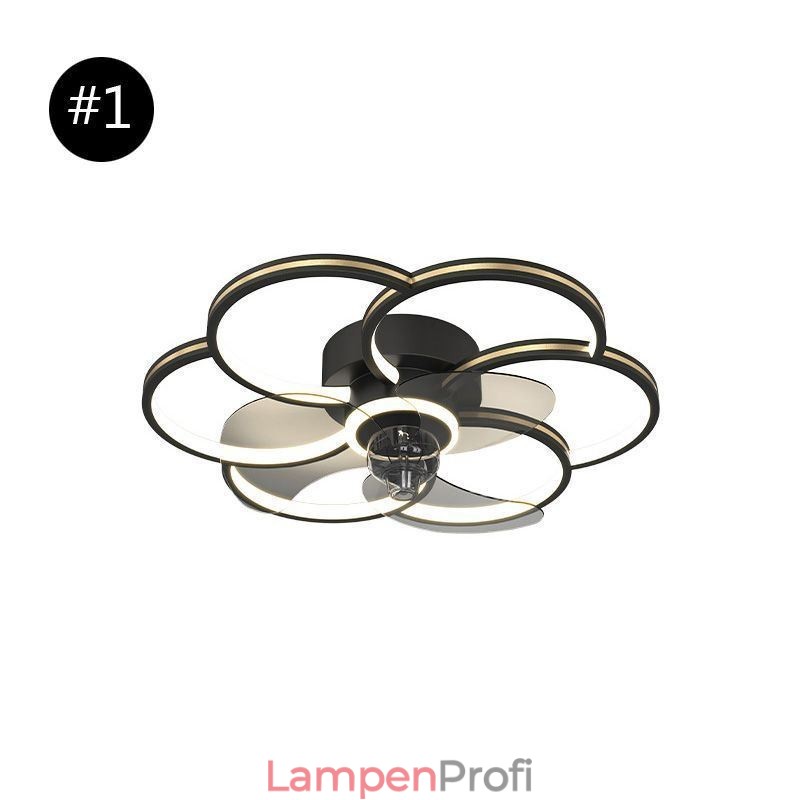 Deckenventilatoren mit Lichtern Kronleuchter Ventilateur