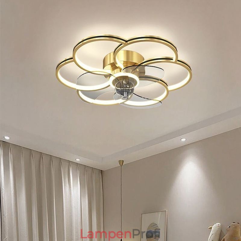 Deckenventilatoren mit Lichtern Kronleuchter Ventilateur