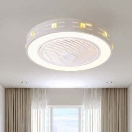 Ultradünnes Deckenventilatorlicht Unsichtbarer Deckenventilator mit Licht