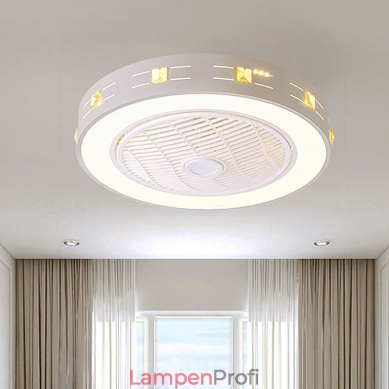 Ultradünnes Deckenventilatorlicht Unsichtbarer Deckenventilator mit Licht