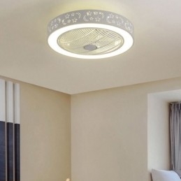 Ultradünnes Deckenventilatorlicht Unsichtbarer Deckenventilator mit Licht