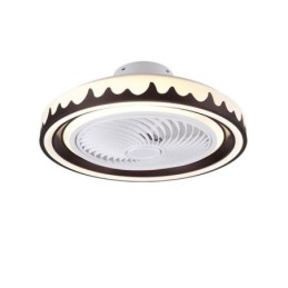 Runder Deckenventilator mit 3 Geschwindigkeiten und Fernbedienung