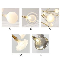 Zweige Kronleuchter Pendelleuchte im nordischen Stil