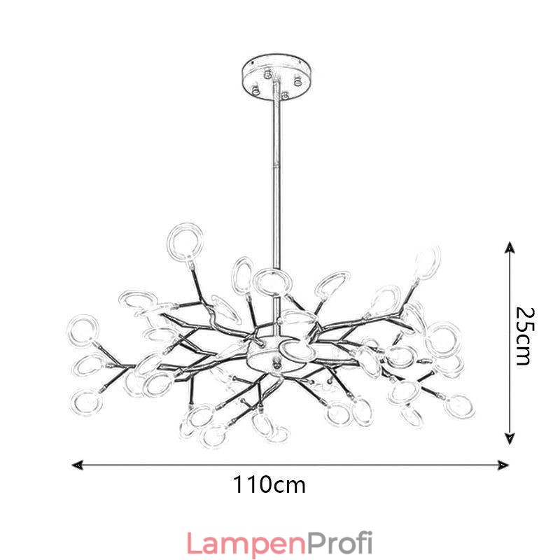 Zweige Kronleuchter Pendelleuchte im nordischen Stil