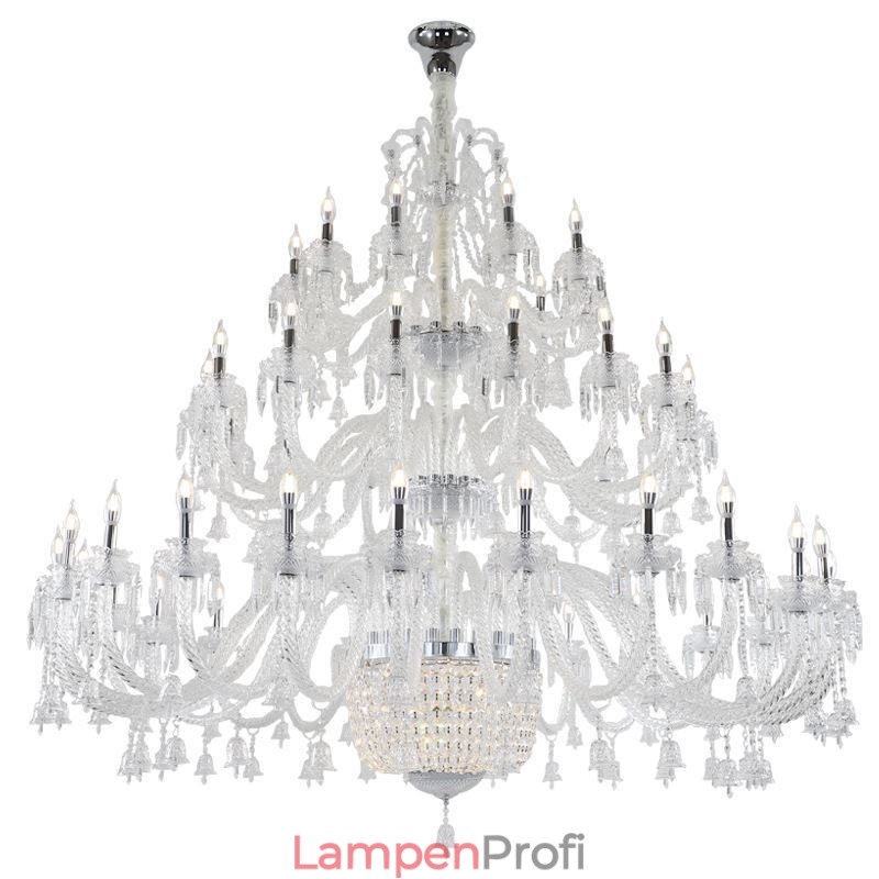 Europäische Kristall-Kronleuchter Dekoration Deckenleuchte mit 50 Lichtern