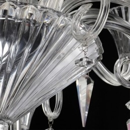 Europäische Kristall Kronleuchter Dekoration Deckenleuchte mit 12 Lichter