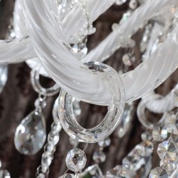 Europäischer Kristall-Kronleuchter mit 32 Lichtern Luxus-Dekoration Deckenleuchte