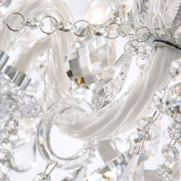 Europäischer Kristall-Kronleuchter mit 32 Lichtern Luxus-Dekoration Deckenleuchte