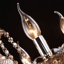 Europäischer Kristall-Kronleuchter mit 30 Lichtern Dekoration Deckenleuchte