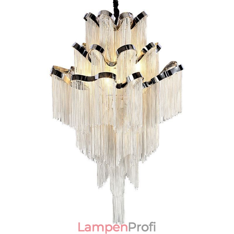 Moderne, elegante Pendelleuchte mit Quaste