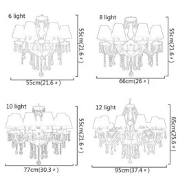 Europäischer Kristall-Kronleuchter, einzigartige Pendelleuchte aus weißem Jade
