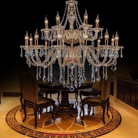 Luxus Kristall Kronleuchter Goldene Europäische Gewinde Arm Decke Licht Luxus Kristall Kronleuchter Goldene Europäische Gewinde Arm Decke Licht