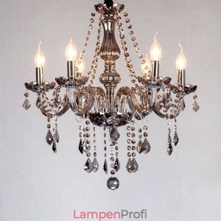 Eleganter Kristall-Kronleuchter im europäischen Stil, Glas-Pendelleuchte Eleganter Kristall-Kronleuchter im europäischen Stil, Glas-Pendelleuchte