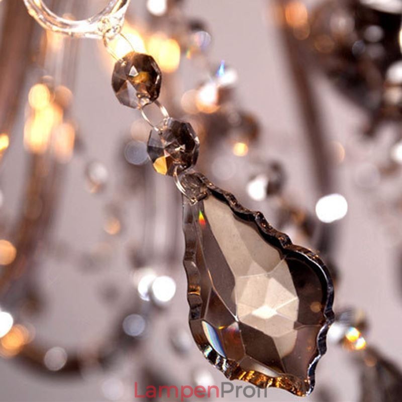 Eleganter Kristall-Kronleuchter im europäischen Stil, Glas-Pendelleuchte