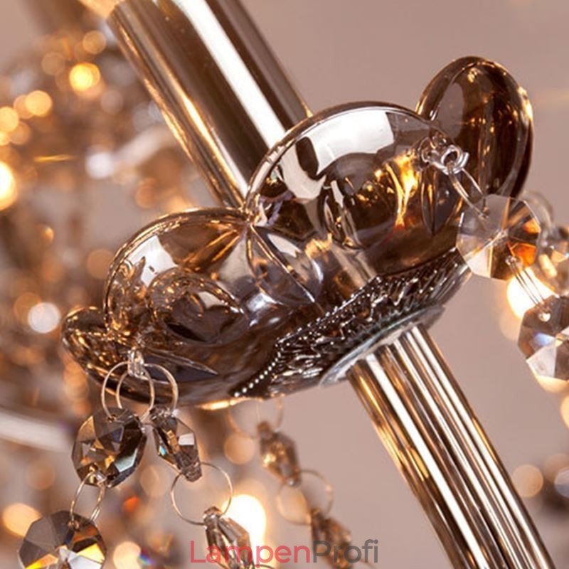 Eleganter Kristall-Kronleuchter im europäischen Stil, Glas-Pendelleuchte