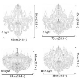 Luxus Kristall Kronleuchter Europäischen Elegante Pendelleuchte