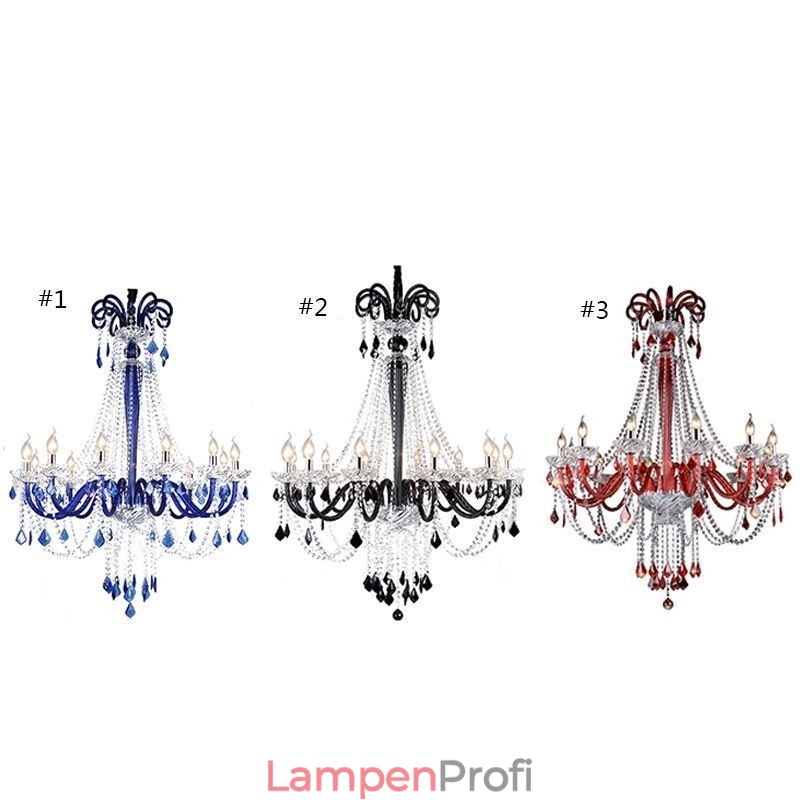 Europäischer Kristall-Kronleuchter, elegante Pendelleuchte