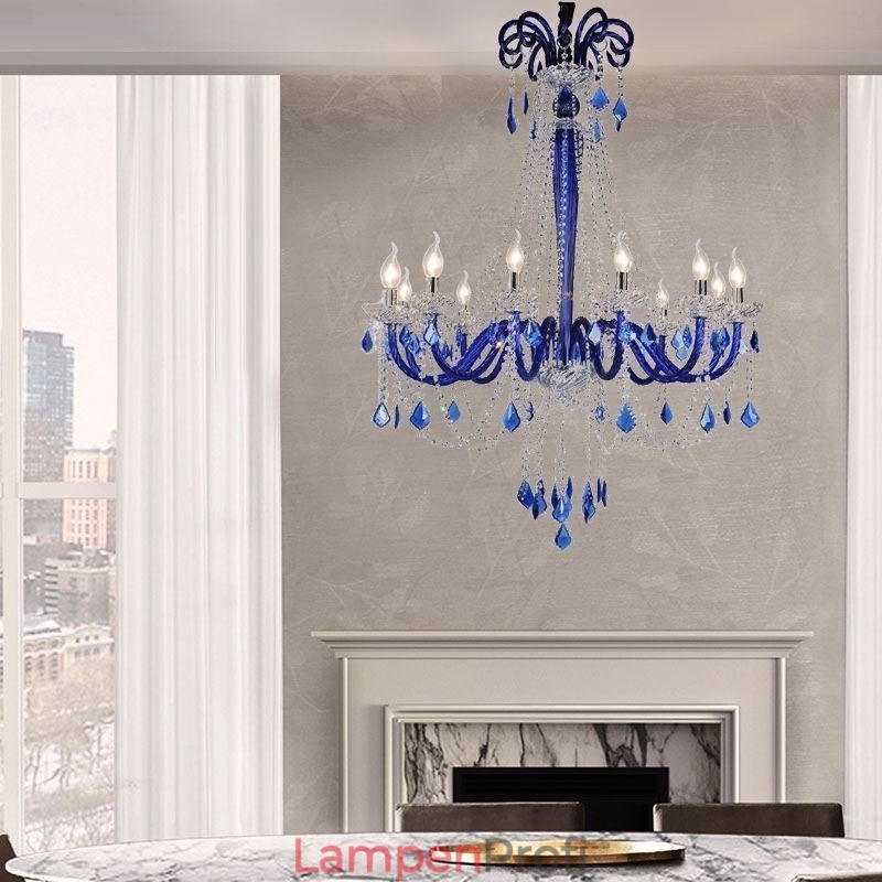 Europäischer Kristall-Kronleuchter, elegante Pendelleuchte